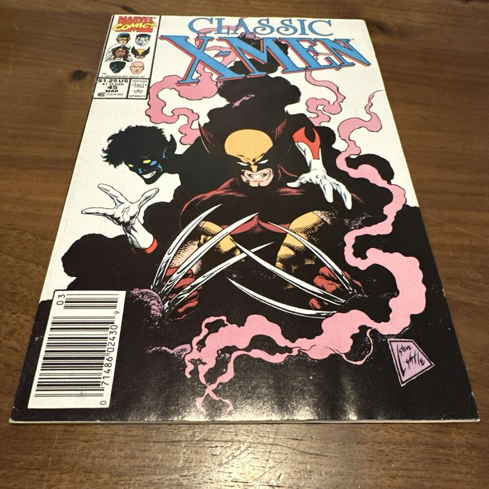 5 for $30 Classic X-Men #45 Marvel Comics 1990 John Byrne Wolverine